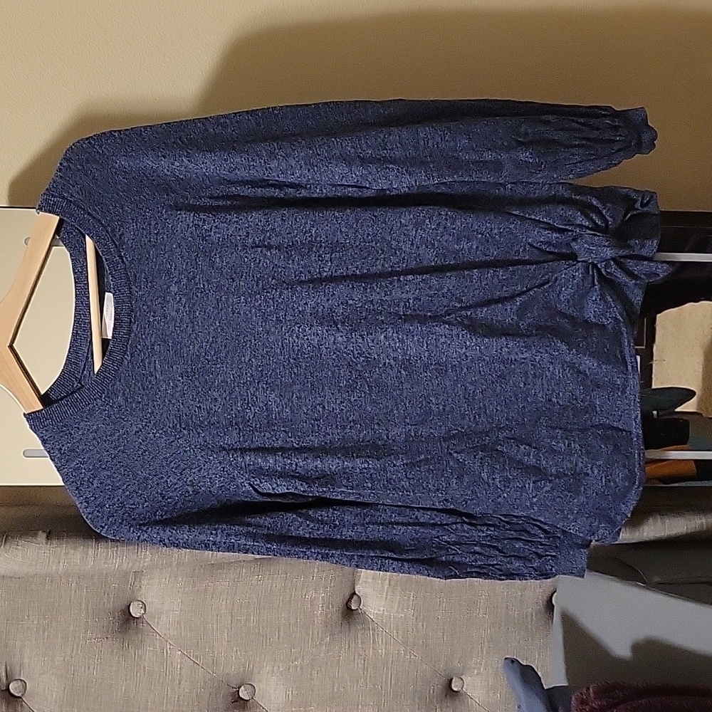Lauren Conrad blue sweater shirt medium